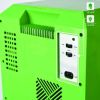 Green Creeper Body 12 Can Mini Fridge 8L 2 Door Ambient Lighting 25.2" H 9.5" W 9.1" D