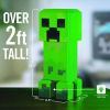 Green Creeper Body 12 Can Mini Fridge 8L 2 Door Ambient Lighting 25.2" H 9.5" W 9.1" D